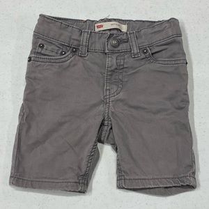 Boys 3T Gray Levi’s 511 Slim Shorts